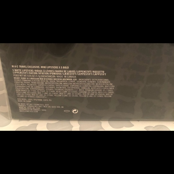 Mac Travel Exclusive Mini Lipsticks- BOLD - Picture 4 of 4